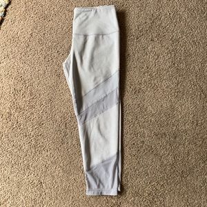 Zella Gray Stripped Leggings